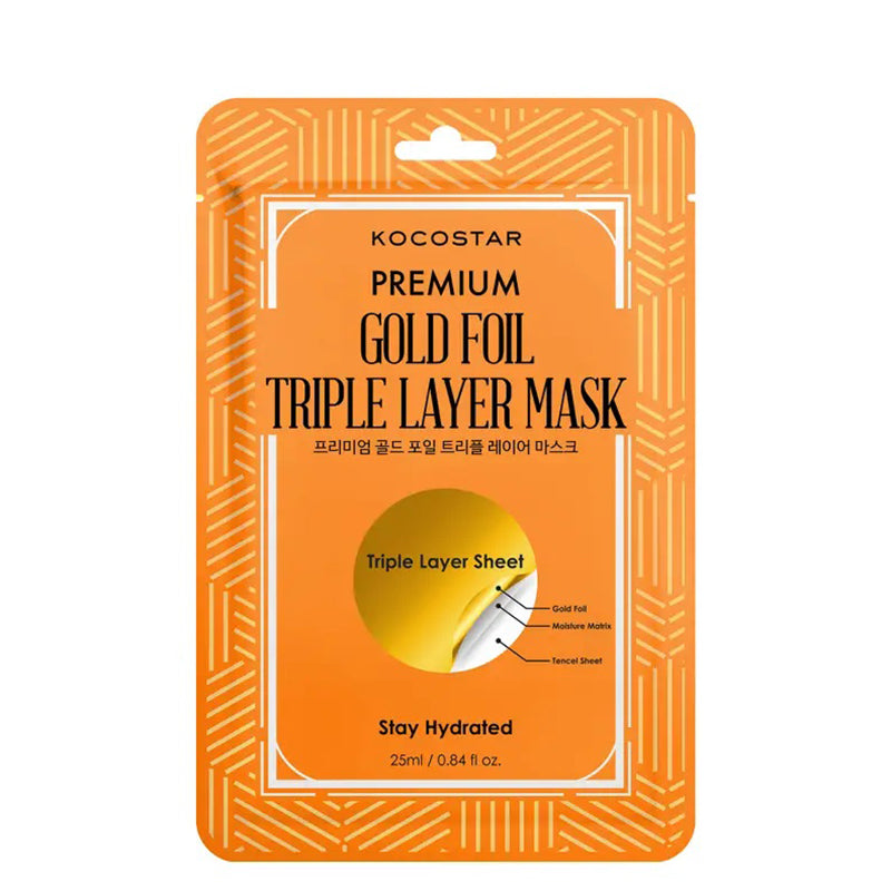 kocostar-premium-gold-foil-triple-layer-mask-packaging