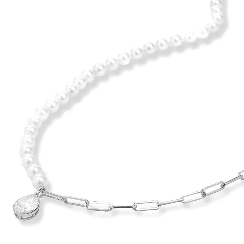 melinda-maria-samantha-half-chain-pearl-necklace-silver
