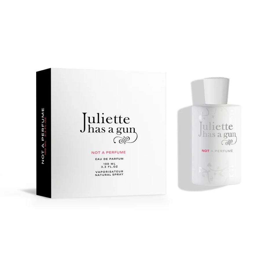 Juliette Has A Gun Not a Perfume Eau de Parfum bottle with its white gift box