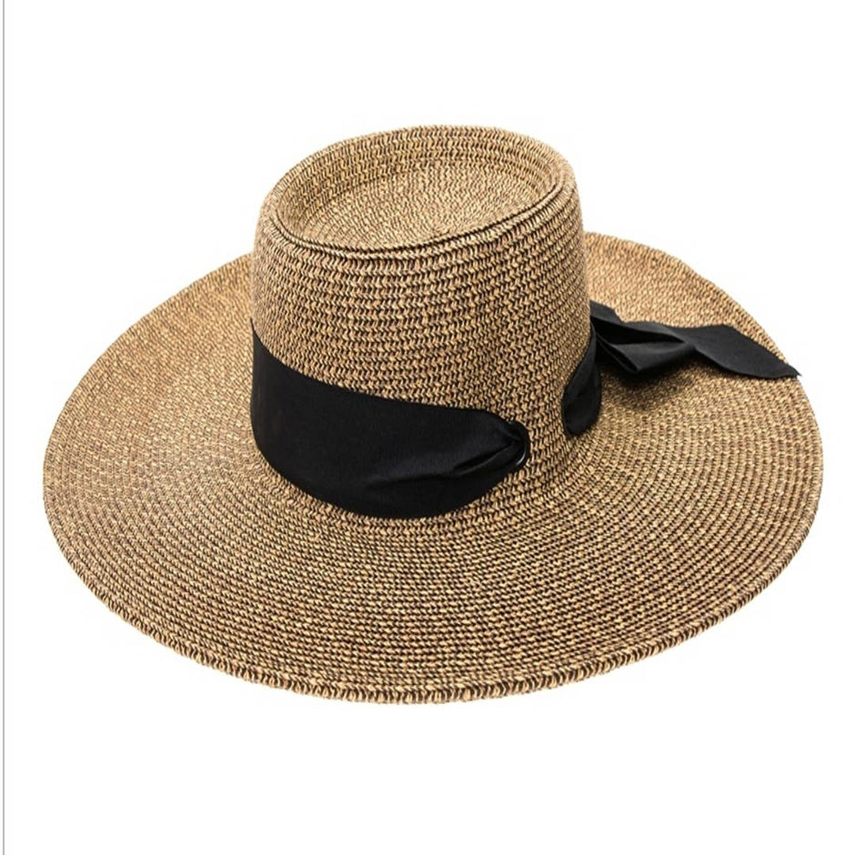 QUEENS INC | Wide Brim Gambler Hat With Sash