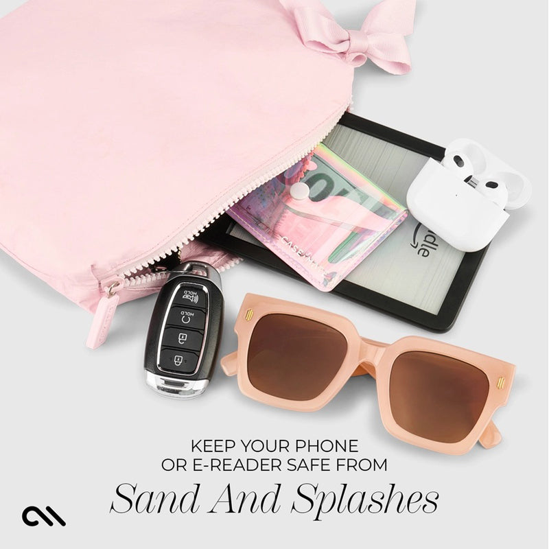 CASE-MATE-Zip-Pouch-Waterproof-Pink-Ballet-Bow