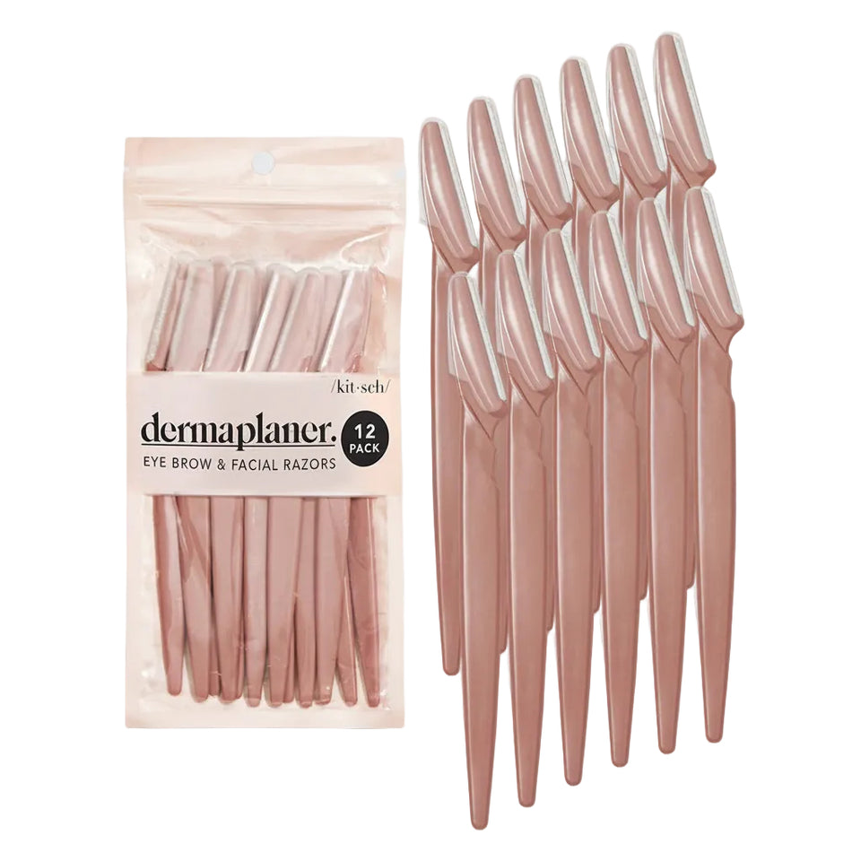 KITSCH | Recycled Plastic Dermaplaners (12pc Set)