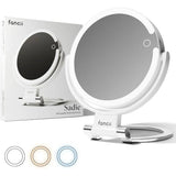 Fancii Sadie rechargeable double-sided magnifying mirror with LED lights and color options