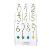 TOPS MALIBU | Big Golden Number Sparkler Candle Wand (Singles)