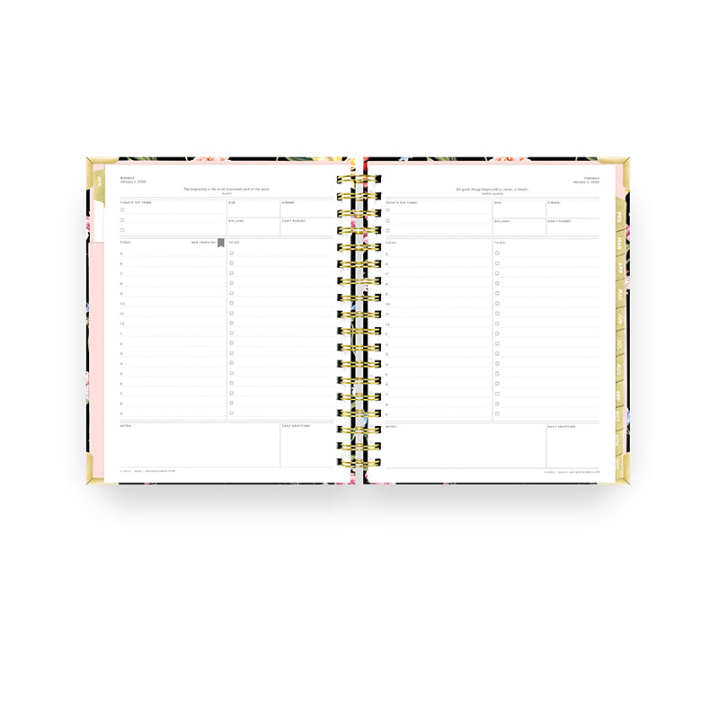 DAY DESIGNER  2024 Daily Planner - Painted Leopard
