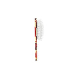 Solar Eclipse hand-painted eco-friendly teddy brush with white bristles on white background