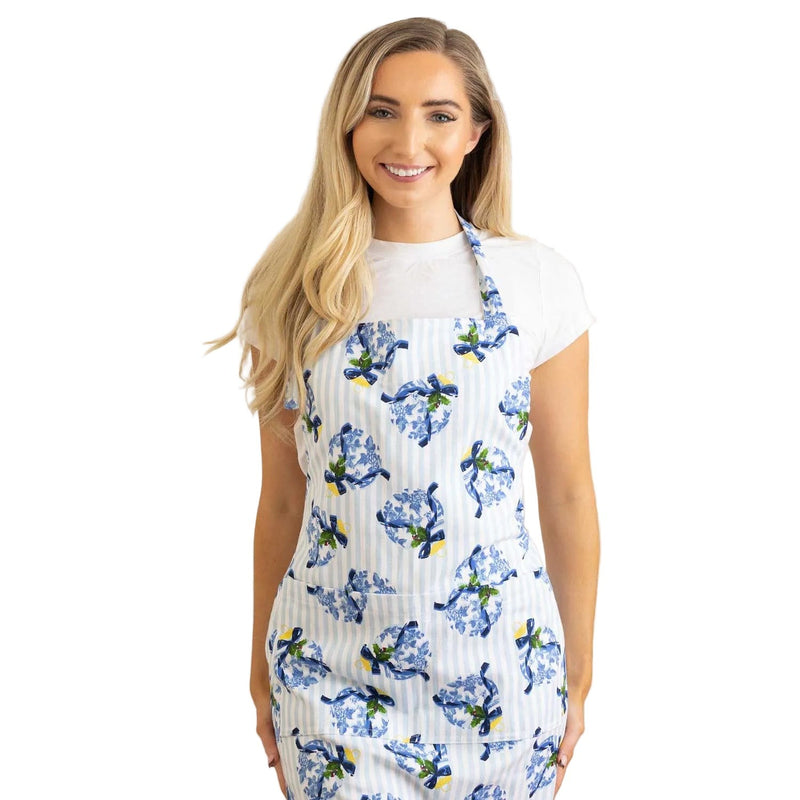 8 OAK LANE | Holiday Chinoiserie Apron