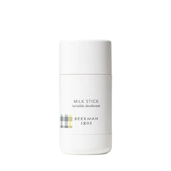 Beekman 1802 Milk Stick invisible deodorant on a white background