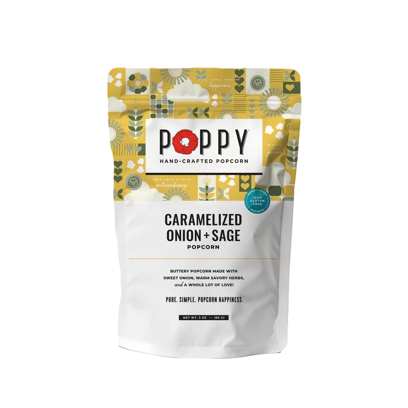 POPPY | Caramelized Onion + Sage Popcorn