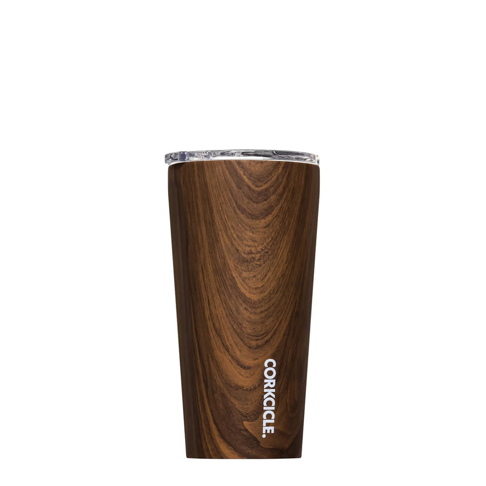 Corkcicle 16oz Tumbler Walnut Wood