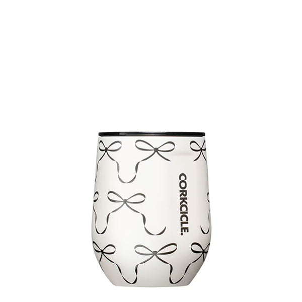 CORKCICLE | Stemless - Black Bows