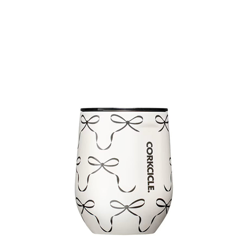 CORKCICLE | Stemless - Black Bows