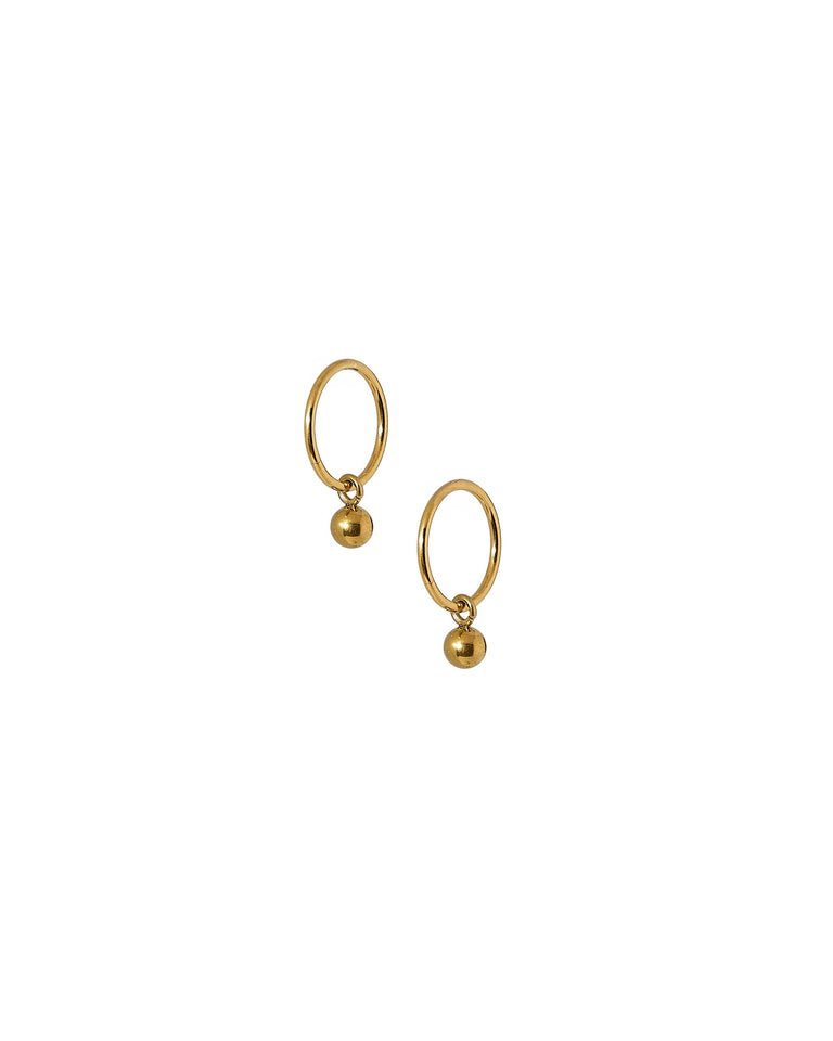 LINNY CO | Huggie Charm Earrings - Nola 10mm