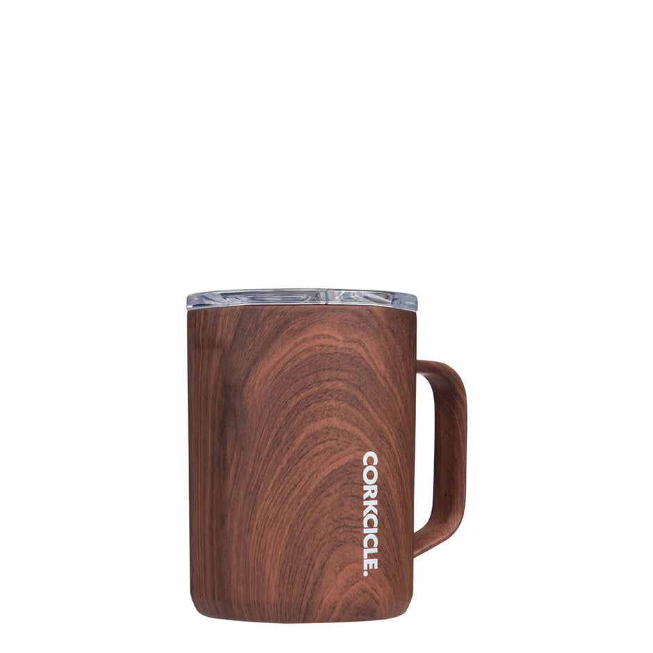 Corkcicle 16oz Coffee Mug Walnut Wood