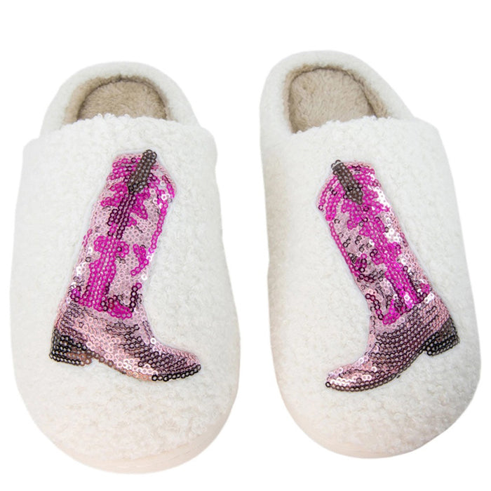 katydid-kicking-boots-pink-sequin-slippers