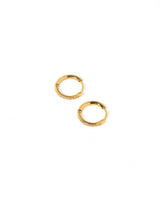 LINNY CO | Huggie Earrings - Scarlett Hoop Gold 12mm CZ