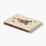 Pair of Rifle Paper Co. Beary Christmas pocket notebooks with festive teddy bear design on cream cover