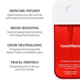 TOUCHLAND | Golden Amber Body & Fragrance Mist - Enchanting jasmine petals, pink lavender.