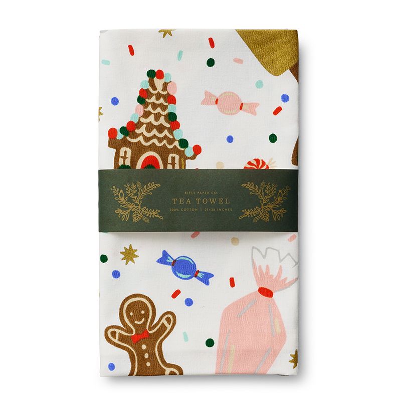 rifle-paper-co-christmas-cookies-tea-towel-packaged