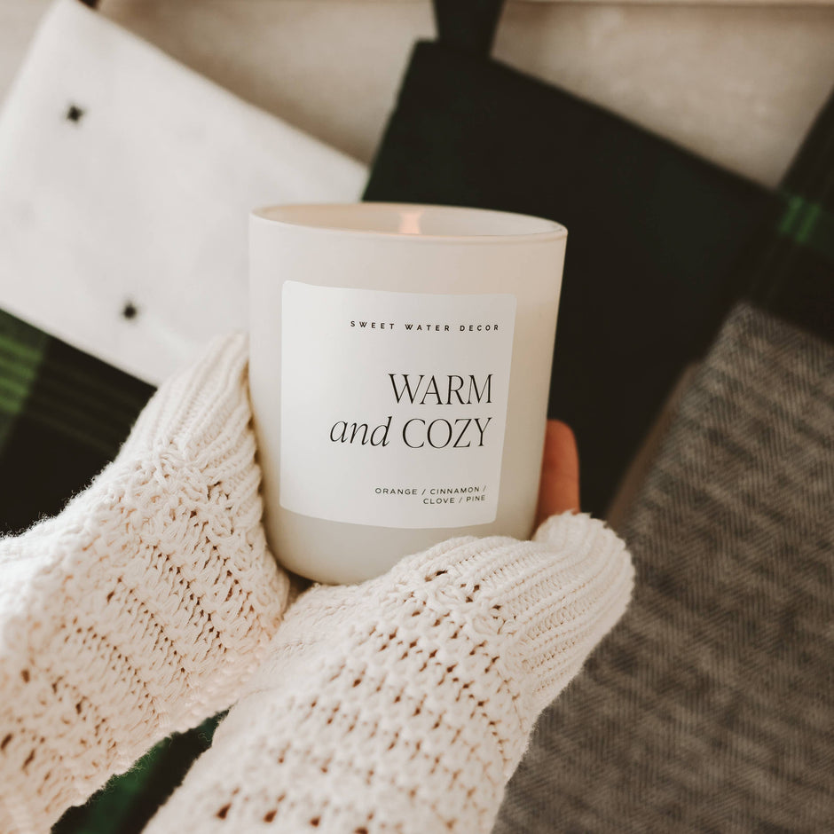 SWEET WATER DECOR | Warm and Cozy Soy Candle