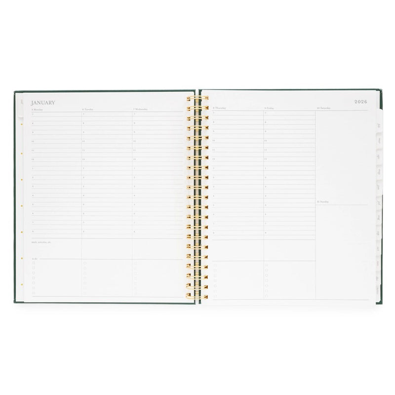 SUGAR PAPER-2026-Large-Weekly-Spiral-Planner