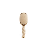 TELETIES Mini Detangler Brush in Tan - hair brush on white background