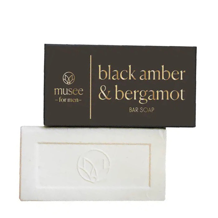 MUSEE BATH | Black Amber & Bergamot Bar Soap