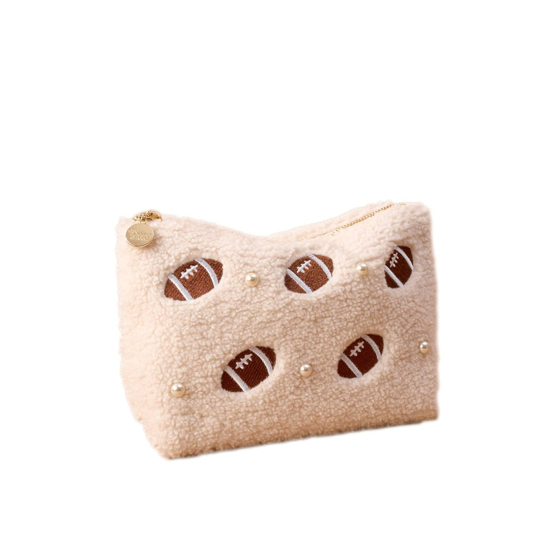 THE DARLING EFFECT | Teddy Pouch - Football & Pearls