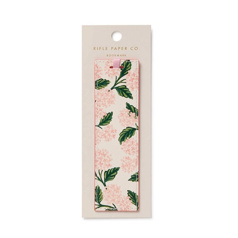 rifle-paper-co-pink-hydrangea-bookmark
