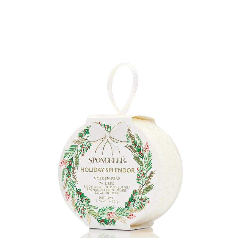 SPONGELLE-Holiday-Splendor-Golden-Pear-Holiday-Wreath