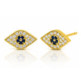 TAI RITTICHAI | Pave Evil Eye Studs