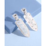 Pearl bride beauty clips hair accessories for bridal shower, silver metal clasp on white