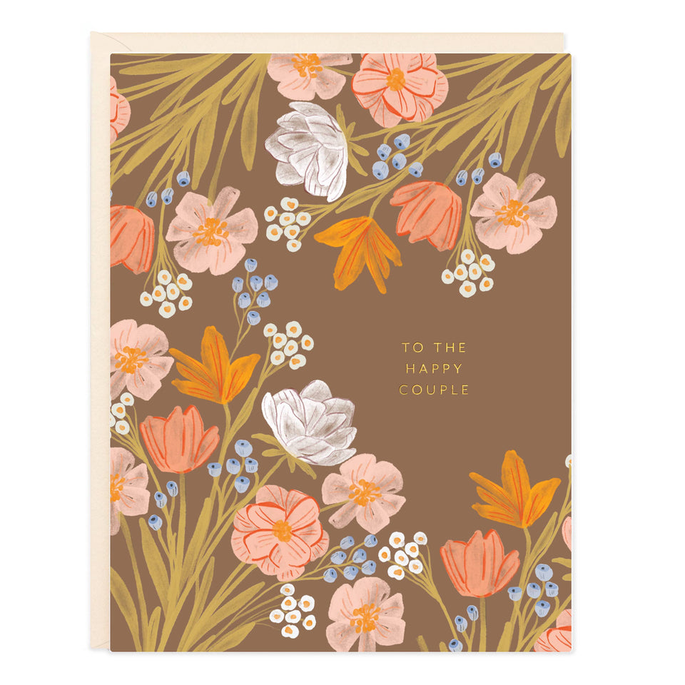 RAMONA & RUTH | Happy Couple Flowers Card