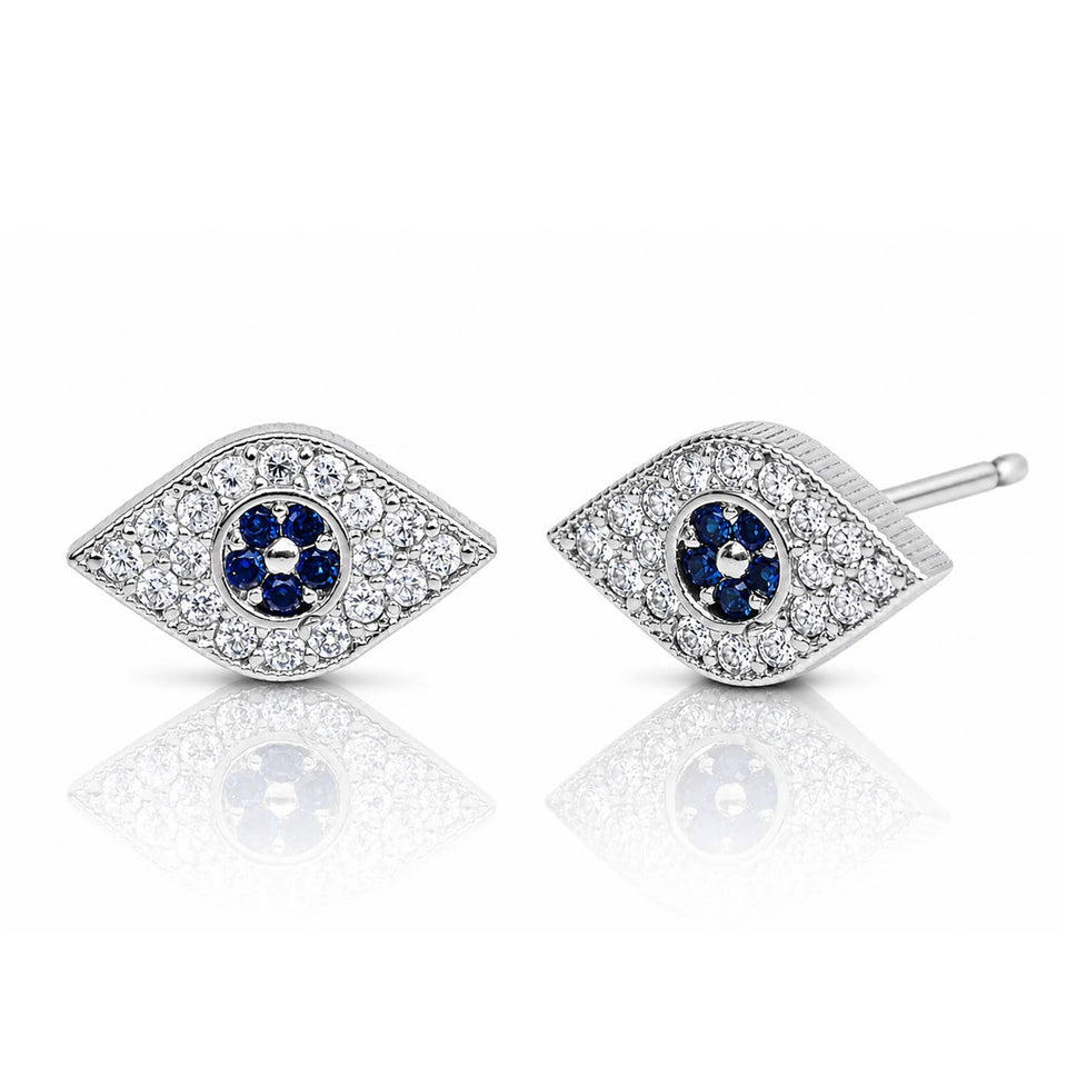 TAI RITTICHAI | Pave Evil Eye Studs