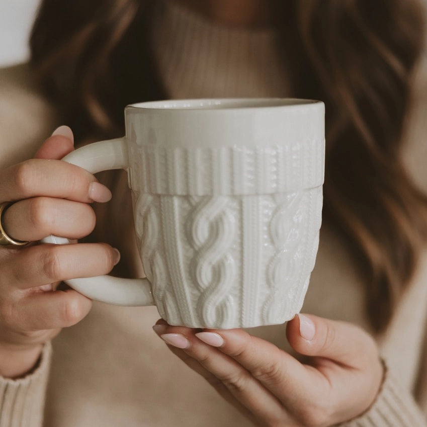 SWEET WATER DECOR | Cream Sweater Coffee Mug
