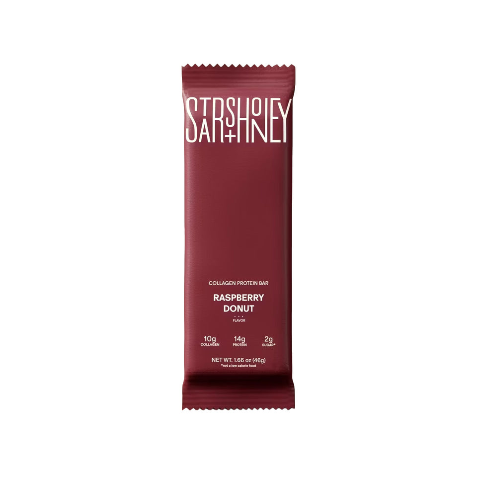 STARS + HONEY | The Raspberry Donut Collagen Protein Bar