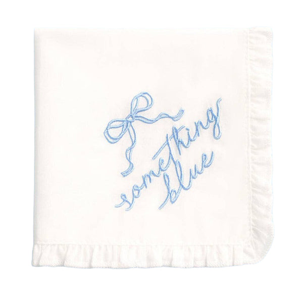 XO, FETTI | Something Blue Embroidered Handkerchief