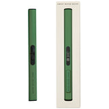Sweet Water Decor green rechargeable electric lighter with black control panel, packaged display
