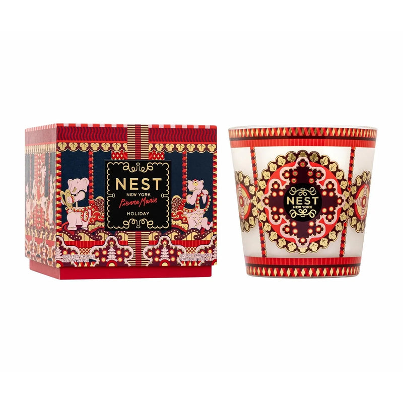 NEST NEW YORK | Holiday 3-Wick Candle (Pierre Marie Design)