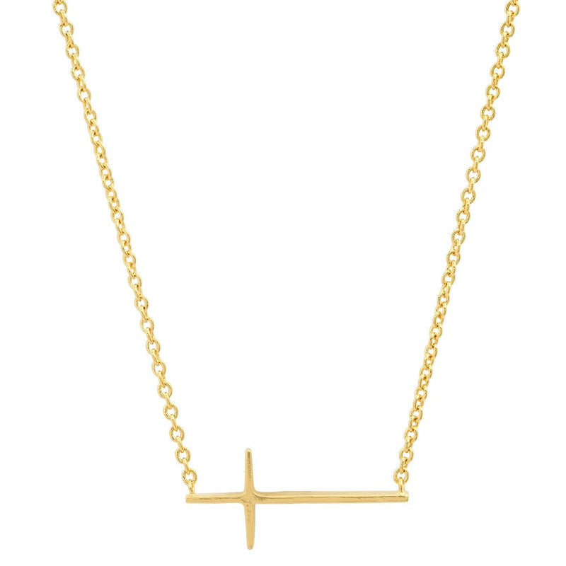 TAI RITTICHAI | Simple Chain Cross Necklace
