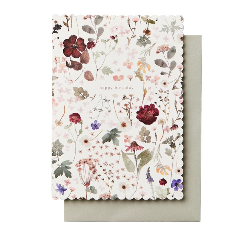 KATIE LEAMON-Pressed-Floral-Scallop-Happy-Birthday-Card