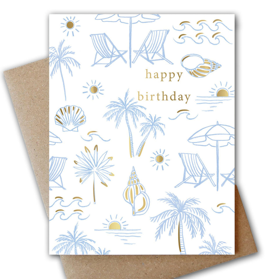 ABIGAIL JAYNE DESIGN | Beachy Birthday Card