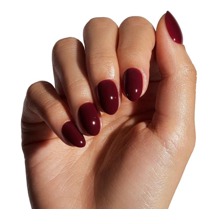 CELEBRITIPS | Bordeaux (Extra Short Almond) Salon U-ltimate® Press On Nails