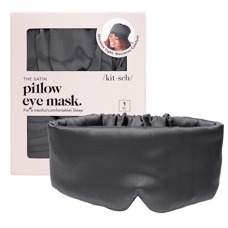 KITSCH | The Pillow Eye Mask - Charcoal
