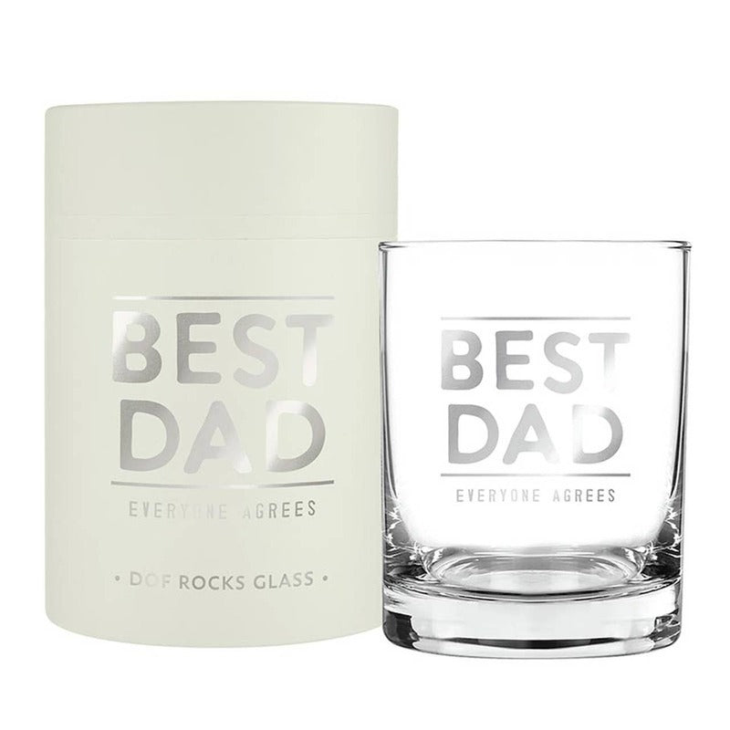 SANTA BARBARA DESIGN STUDIO | DOF Rocks Glass - Best Dad
