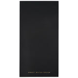 Sweet Water Decor portable sticky notes booklet with gold text branding on black background