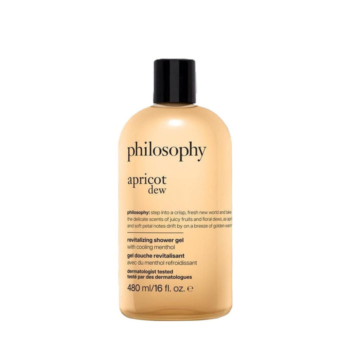 Philosophy Apricot Dew Revitalizing Shower Gel, 16 oz bottle