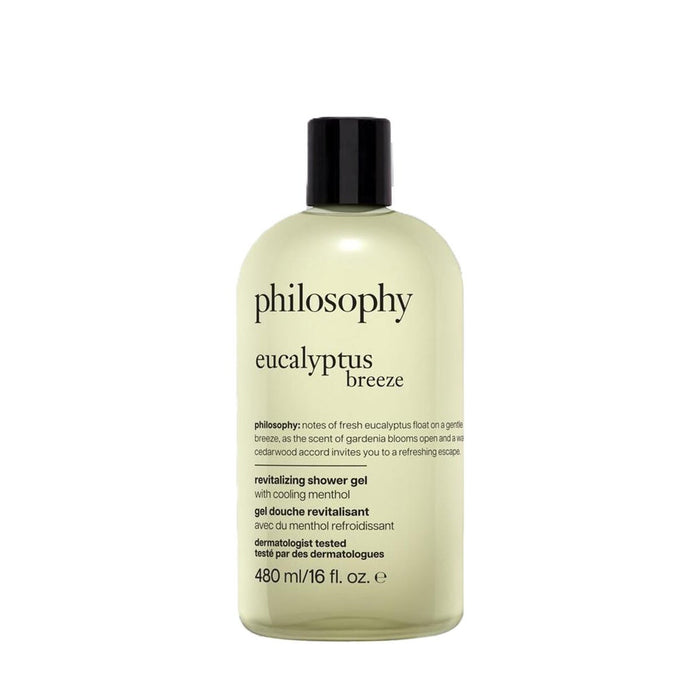 Philosophy Eucalyptus Breeze Revitalizing Shower Gel, 16 oz bottle