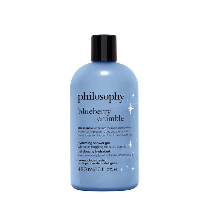 Philosophy Blueberry Crumble Hydrating Shower Gel, 16 oz bottle