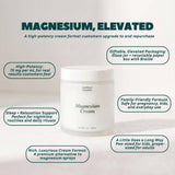 Mother Mother Magnesium Cream 120ml with product benefits and features infographic